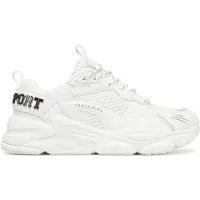Plein sport Sapatilhas baixas 'Track King' prata / branco