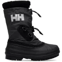 Helly Hansen unisex para criança. 11646 Botas Varanger Insulated preto (23), Plano, Cordão, Casual, Ao ar livre, Poliéster reciclado, moda i