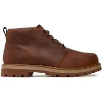Timberland para homem. TB0A69TWEM61 Britton Road Mid botas chukka em pele castanho (40), Couro, Marrom, Plano, Cordão, Casual, Sustentável