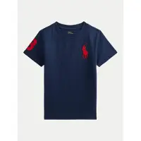 Ralph Lauren para menino. 322832907039 T-shirt Big Pony em tecido de malha de algodão azul-marinho (1.5años= 88/93), Casual, Manga curt