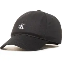 Calvin Klein Chapéu 'Kids' Monogram Baseball' preto / branco