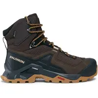 Salomon - Calçado caminhada homem - Quest Element Gtx Delicioso/Black/Dull Gold para Homem - Tamanho 44 - Castanho