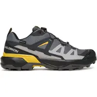 Salomon - Calçado caminhada homem - X Ultra 360 GTX M Castlerock / Black / Spicy Mustard para Homem - Tamanho 46 2/3 - Cinzento