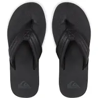 Quiksilver Chinelos CARVER NUBUCK M SNDL SBKM homens - Preto - 43