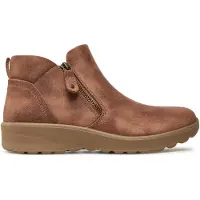 SKECHERS para mulher. 158952 Botins castanhos Lovely Vibe Fall (39), Marrom, Plano, 1 a 3cm, Zíper, Casual