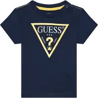 GUESS T-Shirt mangas curtas THERONN rapazes - Azul - 6 / 9 mois