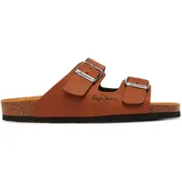 Pepe Jeans para mulher. PLS90637 Sandálias castanhas Oban Claic 1 (40), Marrom, Plano, Nenhum, Casual