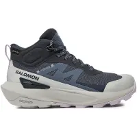 Salomon - Calçado caminhada mulher - Elixir Activ Mid Gtx W India Ink/Glacier Gray/Orchid Petal para Mulher - Tamanho 40 2/3 - Cinzento