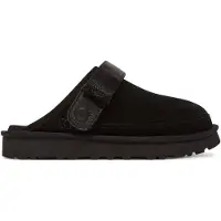 Ugg para homem. 1166915 Socas de couro Goldencoast Clog II preto (41), Plano, Camurça, Velcro, Casual