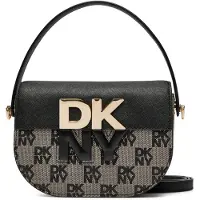 DKNY Mala de ombro 'Echo' castanho / preto