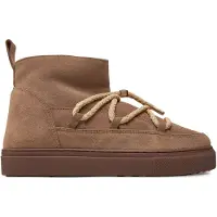 INUIKII para mulher. 1001.001.0092 Botas de Pele Classic Low beige (42), Couro, Bege, Plano, Cordão, Casual