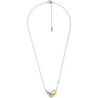 Michael Kors Collana Astor Link Bicolore Con Zirconi — Collana
