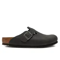 Birkenstock Sapato aberto 'Boston' preto