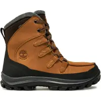 Timberland para homem. TB19701R2311 Botas de couro castanhas Chillberg Mid Lace Up (47.5), Marrom, Plano, Cordão, Casual, Outdoor, Ao ar liv