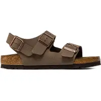 Birkenstock Sandálias rasas Milano mulheres - Castanho - 40