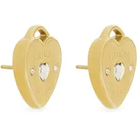 GUESS Brincos Amore Heart Studs