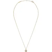 Daniel Wellington Pulseira elegante banhada a ouro com bola de glitter Pavé DW00400641