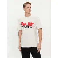 HUGO Camisa 'Dinricko' vermelho / preto / branco