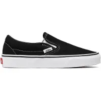 Vans Sapatilhas slip-on 'Classic' preto / branco