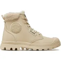 Palladium Botim com fivela 'Pampa' bege