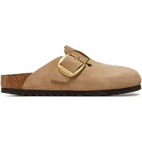 Birkenstock Tamancos Boston Big Buckle mulheres - Bege - 39