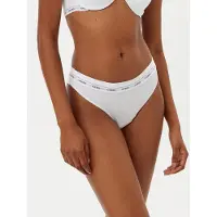 GUESS Tanga 'JANE' preto / branco