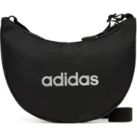 Adidas Malas de desporto 'Linear Essentials' preto / prata