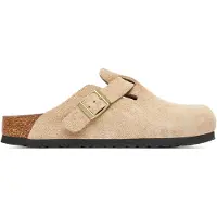 Birkenstock Tamancos Boston mulheres - Bege - 35