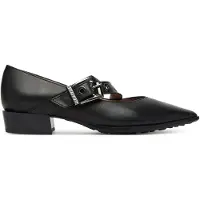 Hispanitas para mulher. HI254196 Sapatos de couro Turin preto (40), 3 a 5cm, Fivela, Casual, Sapatos de Festa, Clássico