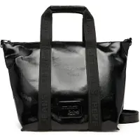 Pepe Jeans para mulher. PL0300009 Bolsa Chelsea Glossy preta (OSFA), Preto, Casual, Poliuretano
