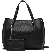 Armani Exchange para mulher. XW001211AF15625UC001 Bolsa de corrente preta (OSFA), Preto, Casual, Poliéster