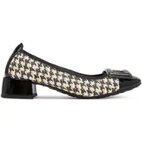 Hispanitas para mulher. HI254318 Sapatos de Couro Porto preto (40), 3 a 5cm, Nenhum, Casual
