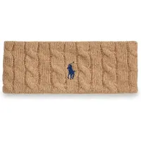 Ralph Lauren para mulher. 455981426003 Faixa de cabelo de lã e caxemira marrom (OSFA), Casual