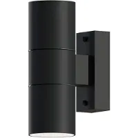Calex Candeeiro de parede exterior GU10 em aço inoxidável, para cima/para