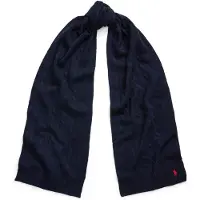 Ralph Lauren para mulher. 455956296009 Cachecol de caxemira e lã marinho (OSFA), Casual