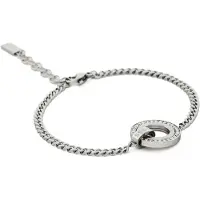 BOSS Bracciale Acciaio Con Zirconi 1580509 — Bracciale