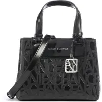 Armani Exchange para mulher. XW001576AF17290UC001 Carregador de compras mongorama preto (OSFA), Casual, Poliéster