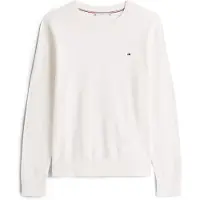Tommy Hilfiger Pullover 'Fine' branco