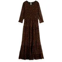 Scotch & Soda Vestido Longo De Manga 3/4 Ufu00977t