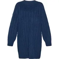 Usha Vestido de malha navy