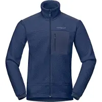 Norrøna - Vestuário caminhada - Trollveggen Warm3 Jacket M Indigo Night para Homem - Tamanho XL - Navy
