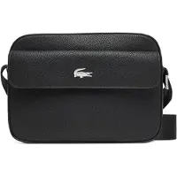 Lacoste Mala de ombro 'Sac Bandoulière Business Homme Noir' preto
