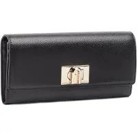 Furla Carteiras '1927 CONTINENTAL' ouro / preto
