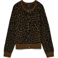 Vero Moda Casaco de malha 'VMNEWKAI' castanho / preto