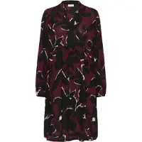 Kaffe Vestido 'KALisette' baga / preto / branco lã