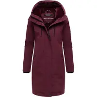 NAVAHOO Sobretudo de inverno 'Hageltanz 14' bordeaux
