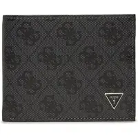 GUESS Carteiras 'MADRID BLLFLD W COIN POCKET' cinzento escuro / preto