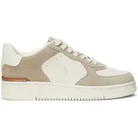 Ralph Lauren Sapatilhas baixas 'MASTERS CRT' bege claro / bege escuro
