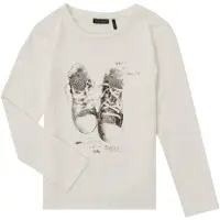 Ikks T-shirt mangas compridas XV10102 criancas - Branco - 6 ans