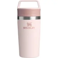 Stanley The Café-To-Go Travel Mug 12oz, Rose Quartz 10-12080-012 caneca térmica com tampa de rosca para beber, 350 ml